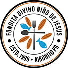 A logo of the restaurant fondita divino nino de jesus.